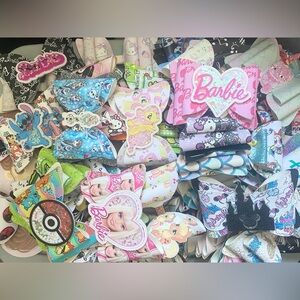 Unlisted Faux Leather Hair Bows For Live Show